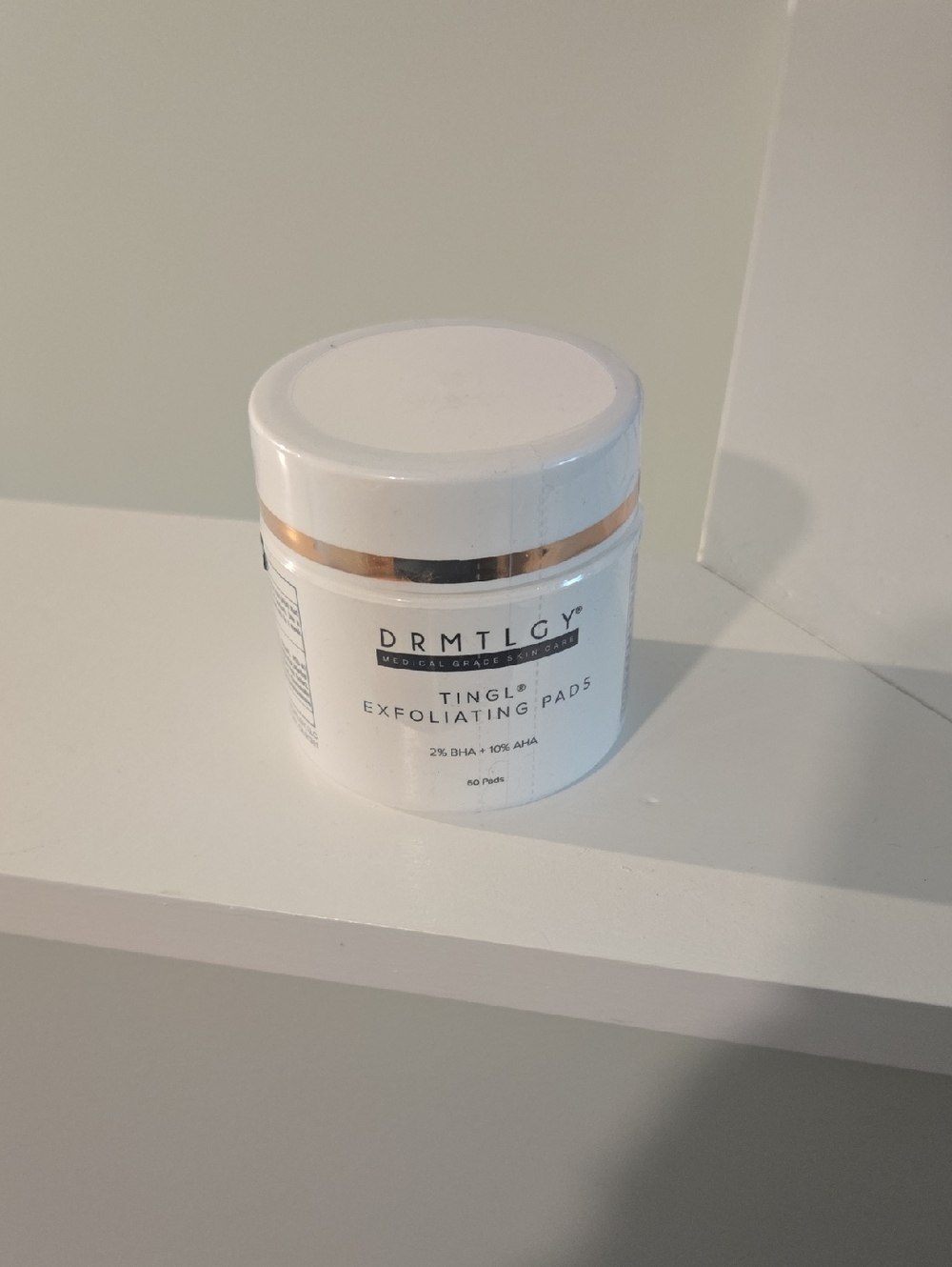 DRMTLGY Tingle Exfoliating Pads - White